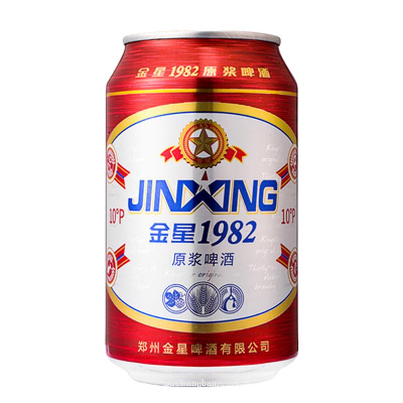 金星1982原浆啤酒330ml